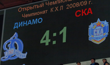 13/10/2008 Чемпионат КХЛ. Динамо - СКА (4-1)