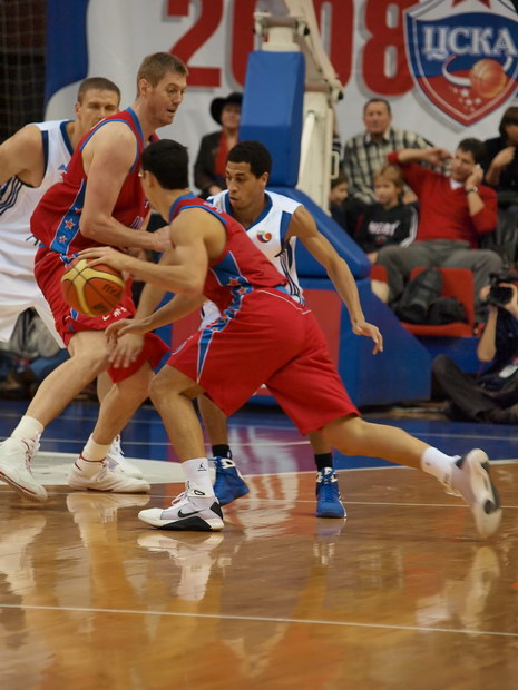 29/11/2008 Баскетбол, Чемпионат России 2008-09. ЦСКА - Динамо (86-78)